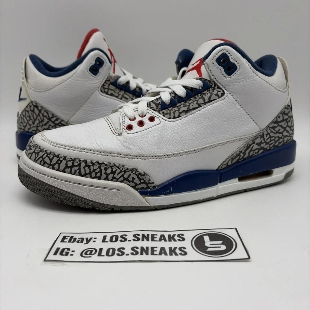 Size 8 - Jordan 3 Retro OG Mid True Blue (854262-106)